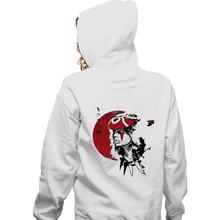 Load image into Gallery viewer, Shirts Zippered Hoodies, Unisex / Small / White Red Sun Princess
