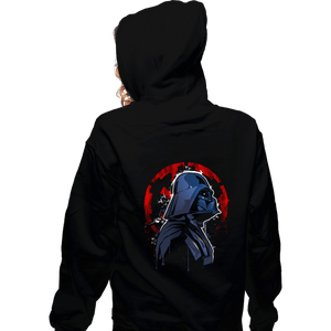 Shirts Zippered Hoodies, Unisex / Small / Black Darksided