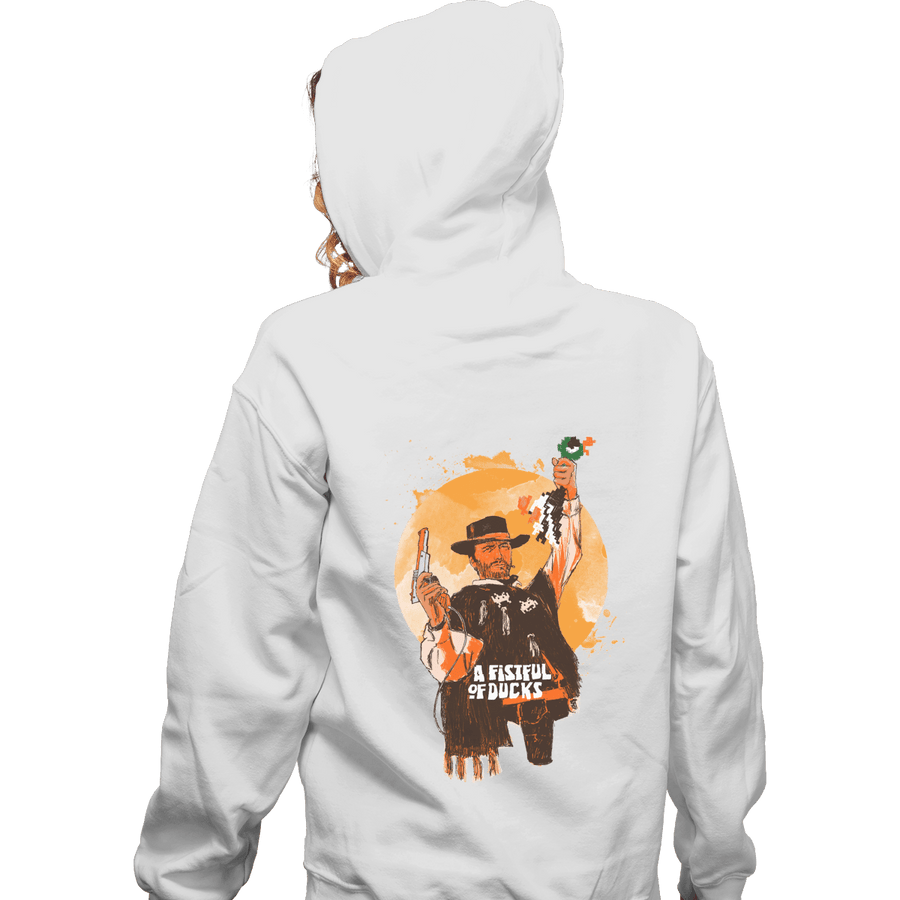 Shirts Pullover Hoodies, Unisex / Small / White A Fistful Of Ducks