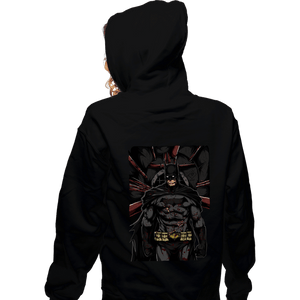 Secret_Shirts Zippered Hoodies, Unisex / Small / Black Dark Bat
