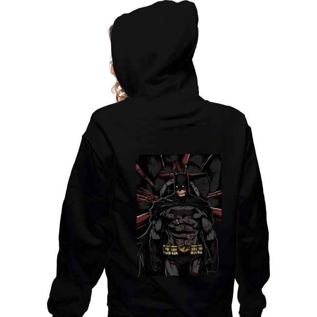 Secret_Shirts Zippered Hoodies, Unisex / Small / Black Dark Bat