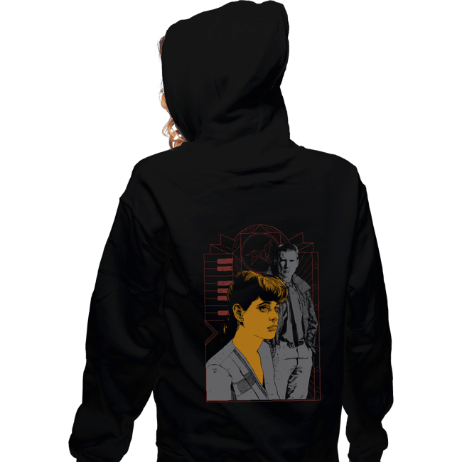 Shirts Zippered Hoodies, Unisex / Small / Black Noir Lovers