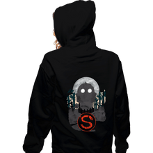 Load image into Gallery viewer, Shirts Zippered Hoodies, Unisex / Small / Black Iron
