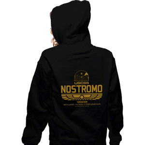 Shirts Zippered Hoodies, Unisex / Small / Black USCSS Nostromo