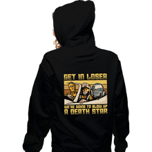 Load image into Gallery viewer, Daily_Deal_Shirts Zippered Hoodies, Unisex / Small / Black Blow Up The Deathstar
