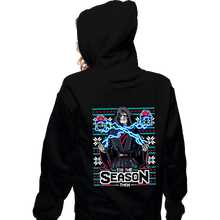 Load image into Gallery viewer, Daily_Deal_Shirts Zippered Hoodies, Unisex / Small / Black Tis The Season Then
