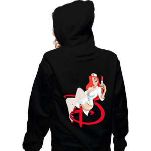 Shirts Zippered Hoodies, Unisex / Small / Black Nurse Jessica