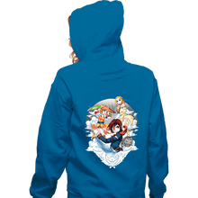 Load image into Gallery viewer, Secret_Shirts Zippered Hoodies, Unisex / Small / Royal Blue The Sky Pirates
