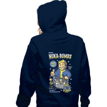 Load image into Gallery viewer, Shirts Zippered Hoodies, Unisex / Small / Navy Nuka Bombs
