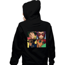 Load image into Gallery viewer, Secret_Shirts Zippered Hoodies, Unisex / Small / Black The Cowboyz

