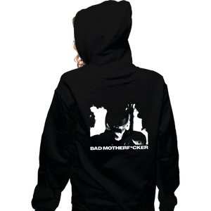 Secret_Shirts Zippered Hoodies, Unisex / Small / Black Bad Motherfcker