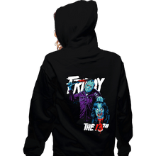 Load image into Gallery viewer, Secret_Shirts Zippered Hoodies, Unisex / Small / Black Jason 13TH NES
