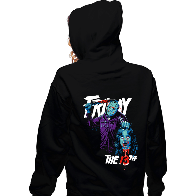 Secret_Shirts Zippered Hoodies, Unisex / Small / Black Jason 13TH NES
