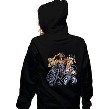 Load image into Gallery viewer, Shirts Zippered Hoodies, Unisex / Small / Black Terror Cats
