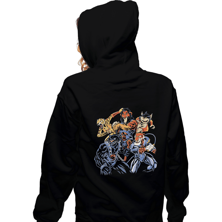Shirts Zippered Hoodies, Unisex / Small / Black Terror Cats