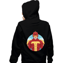 Load image into Gallery viewer, Shirts Zippered Hoodies, Unisex / Small / Black Turbo Man
