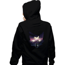 Load image into Gallery viewer, Shirts Zippered Hoodies, Unisex / Small / Black Moon Chasers
