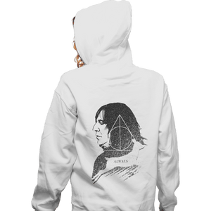 Shirts Zippered Hoodies, Unisex / Small / White Always Patronus