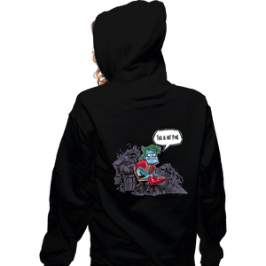 Daily_Deal_Shirts Zippered Hoodies, Unisex / Small / Black This Is Not Fine