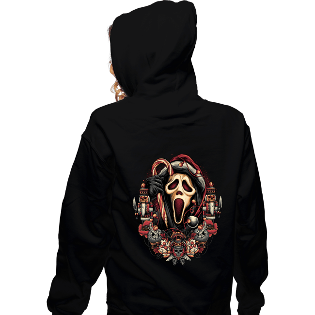 Daily_Deal_Shirts Zippered Hoodies, Unisex / Small / Black Hoildays At Woodsboro