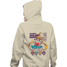 Load image into Gallery viewer, Secret_Shirts Zippered Hoodies, Unisex / Small / White Pretty Sailor Meow
