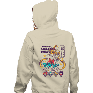 Secret_Shirts Zippered Hoodies, Unisex / Small / White Pretty Sailor Meow