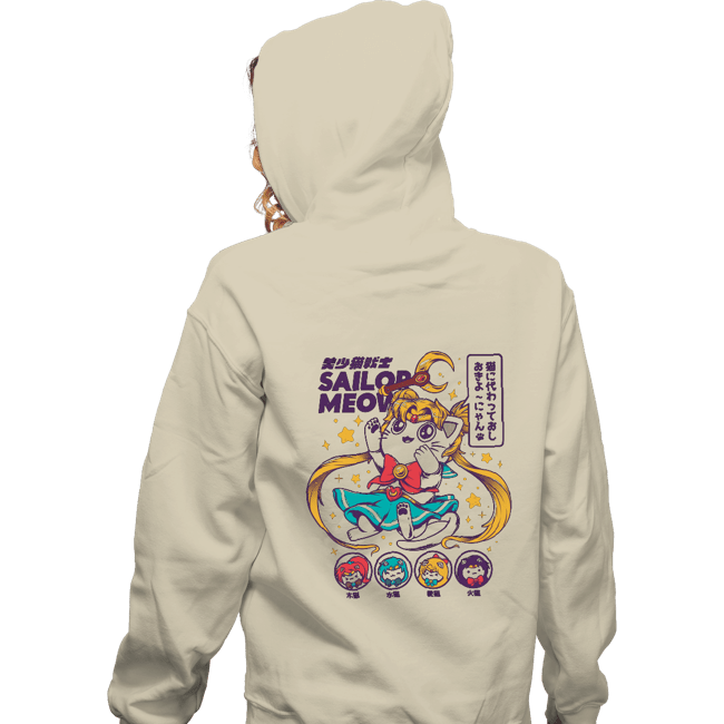 Secret_Shirts Zippered Hoodies, Unisex / Small / White Pretty Sailor Meow
