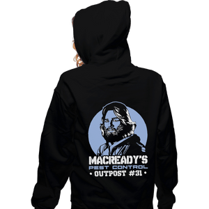 Shirts Pullover Hoodies, Unisex / Small / Black Macready's Pest Control