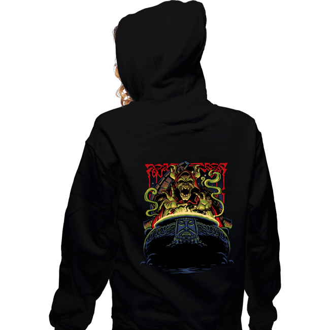 Daily_Deal_Shirts Zippered Hoodies, Unisex / Small / Black Evil King