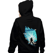 Load image into Gallery viewer, Shirts Zippered Hoodies, Unisex / Small / Black The Saiyan Prince
