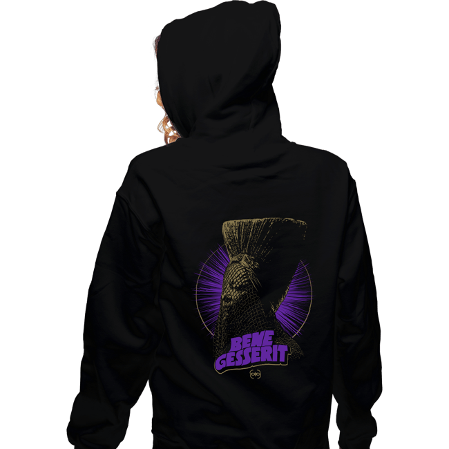 Daily_Deal_Shirts Zippered Hoodies, Unisex / Small / Black Desert Witch