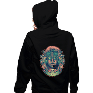 Shirts Zippered Hoodies, Unisex / Small / Black Glowing Werewolf