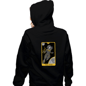 Shirts Zippered Hoodies, Unisex / Small / Black Tarot The Star