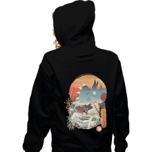 Load image into Gallery viewer, Shirts Pullover Hoodies, Unisex / Small / Black Blue Ranger Ukiyoe
