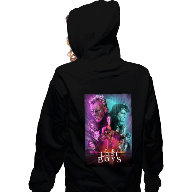 Daily_Deal_Shirts Zippered Hoodies, Unisex / Small / Black The Lost Boys