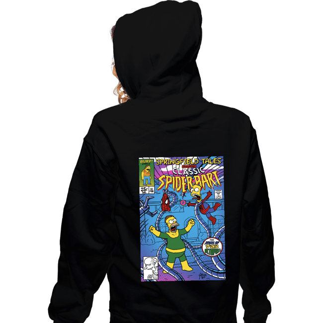 Secret_Shirts Zippered Hoodies, Unisex / Small / Black Spider Bart V Dohc Ock