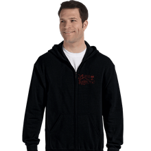 Load image into Gallery viewer, Sold_Out_Shirts Zippered Hoodies, Unisex / Small / Black Daywalker Garage
