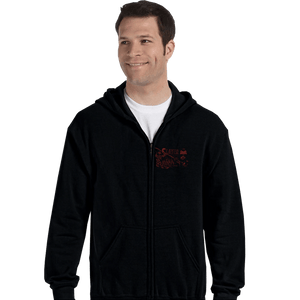 Sold_Out_Shirts Zippered Hoodies, Unisex / Small / Black Daywalker Garage