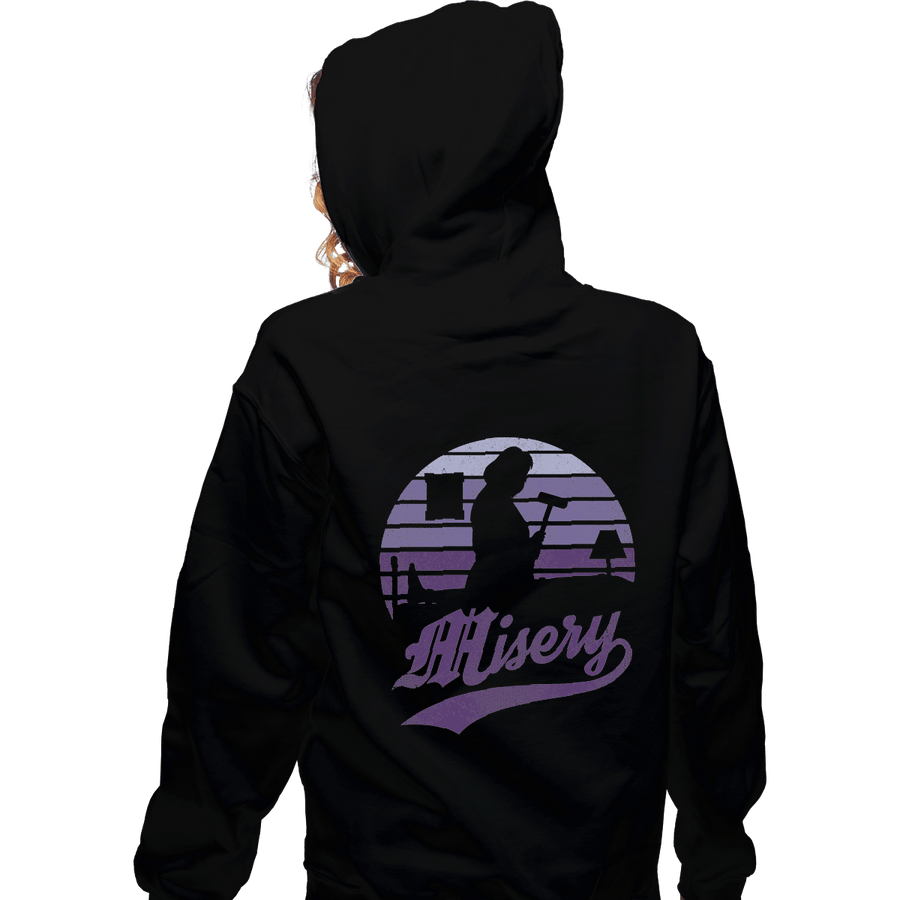 Shirts Zippered Hoodies, Unisex / Small / Black Misery Sunset