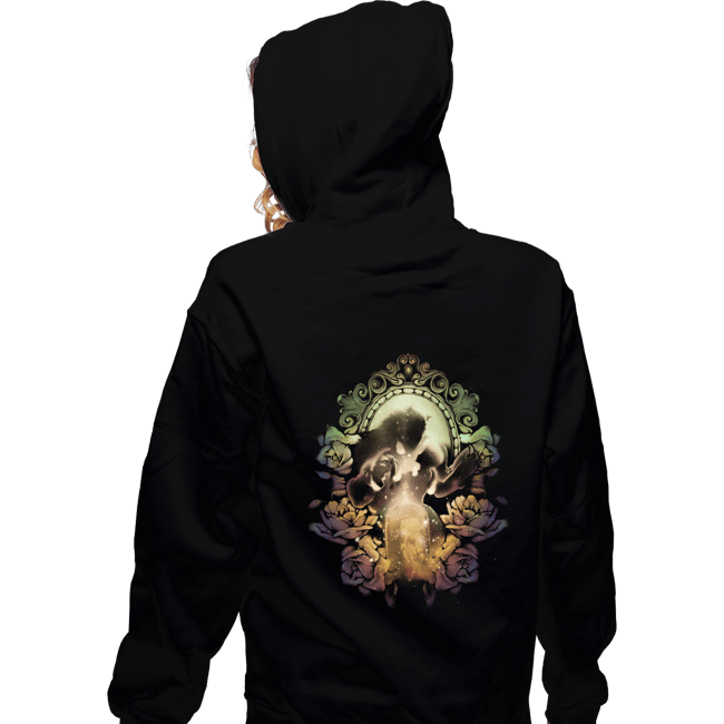 Secret_Shirts Zippered Hoodies, Unisex / Small / Black Enchanted Rose