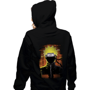 Shirts Zippered Hoodies, Unisex / Small / Black Glitch Naruto