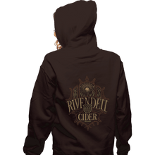 Load image into Gallery viewer, Shirts Zippered Hoodies, Unisex / Small / Dark Chocolate Rivendell Cider
