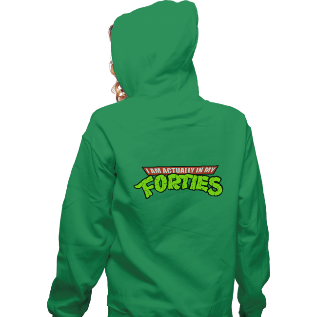 Shirts Zippered Hoodies, Unisex / Small / Irish Green I Am Actually In My Forties
