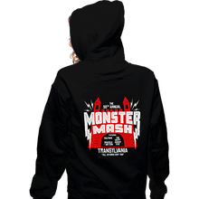 Load image into Gallery viewer, Daily_Deal_Shirts Zippered Hoodies, Unisex / Small / Black Monster Mash
