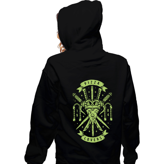 Shirts Zippered Hoodies, Unisex / Small / Black Pizza Lovers