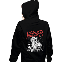 Load image into Gallery viewer, Secret_Shirts Zippered Hoodies, Unisex / Small / Black The Sleigher
