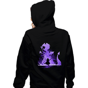 Secret_Shirts Zippered Hoodies, Unisex / Small / Black Bad Witch Dragon