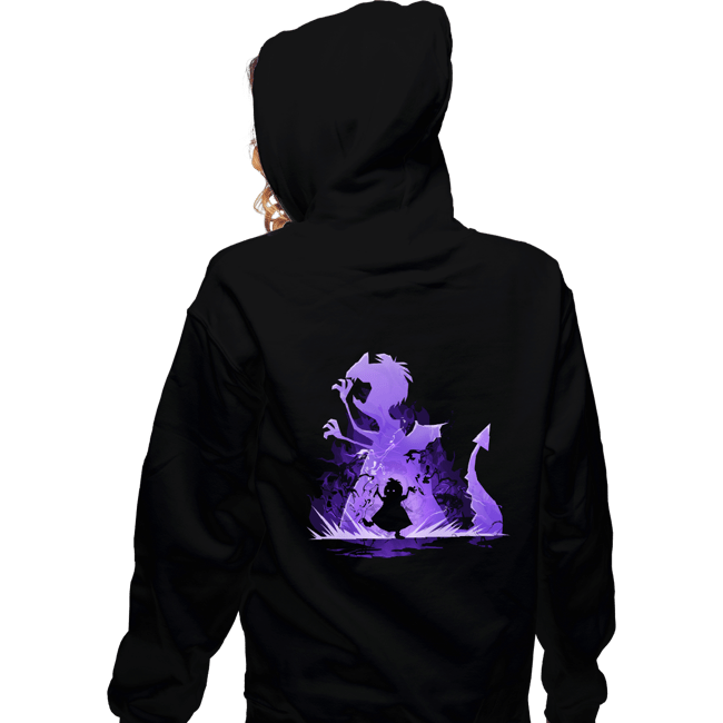 Secret_Shirts Zippered Hoodies, Unisex / Small / Black Bad Witch Dragon