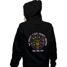 Load image into Gallery viewer, Secret_Shirts Zippered Hoodies, Unisex / Small / Black Bruno No No No
