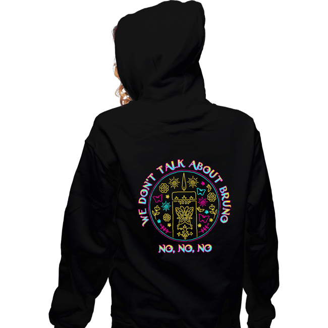 Secret_Shirts Zippered Hoodies, Unisex / Small / Black Bruno No No No